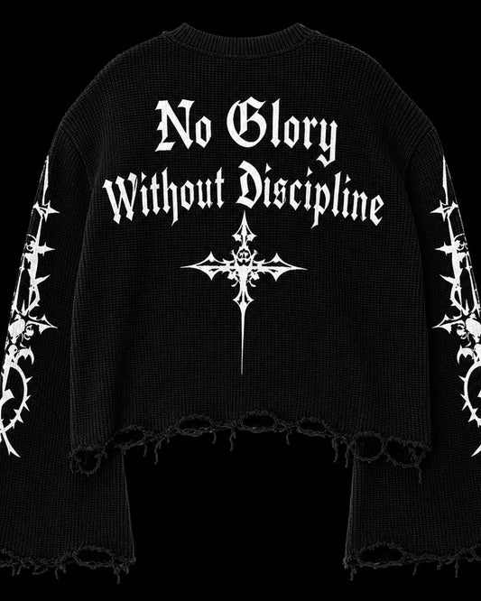 CELESTIAL GUARDIAN WAFFLE TEE (Black)