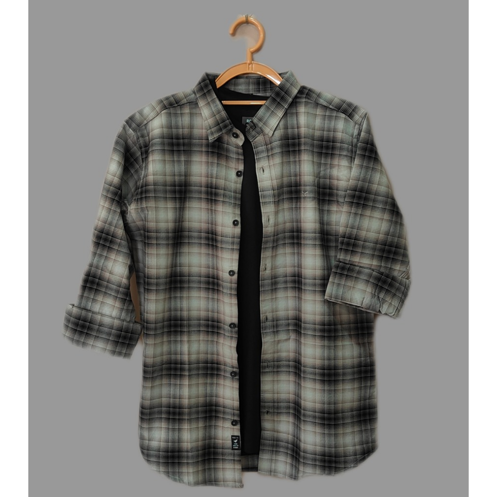 Brown Plaid Shacket - Casual & Stylish