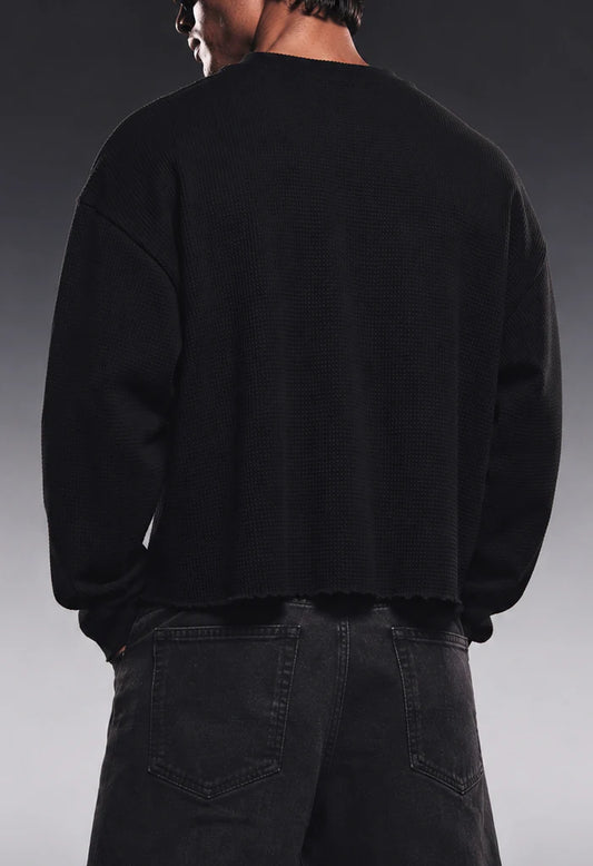 ONYX ESSENTIAL WAFFLE TEE