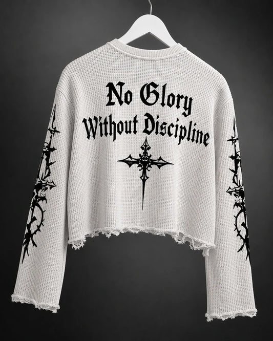 CELESTIAL GUARDIAN WAFFLE TEE (White)