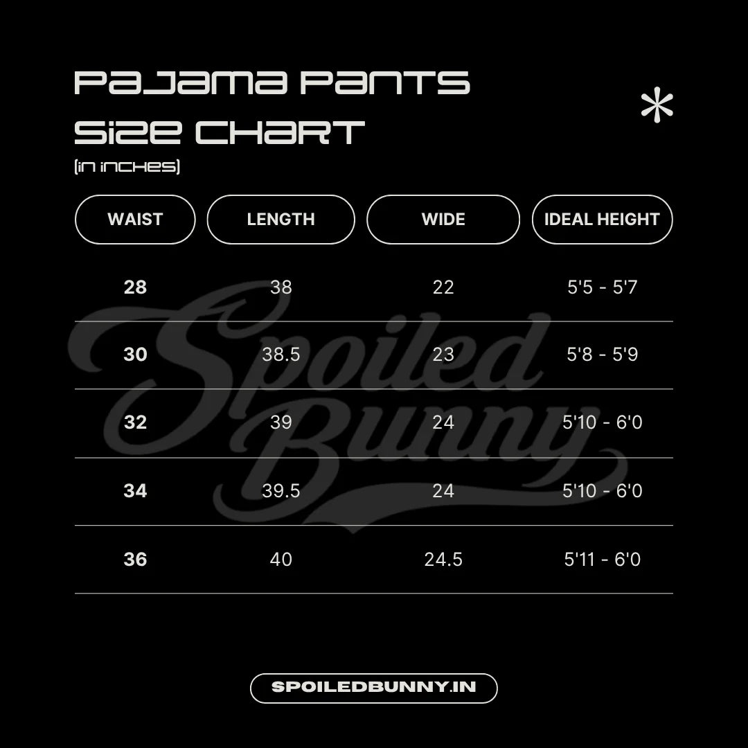 RUSTFLOW PAJAMA Pants