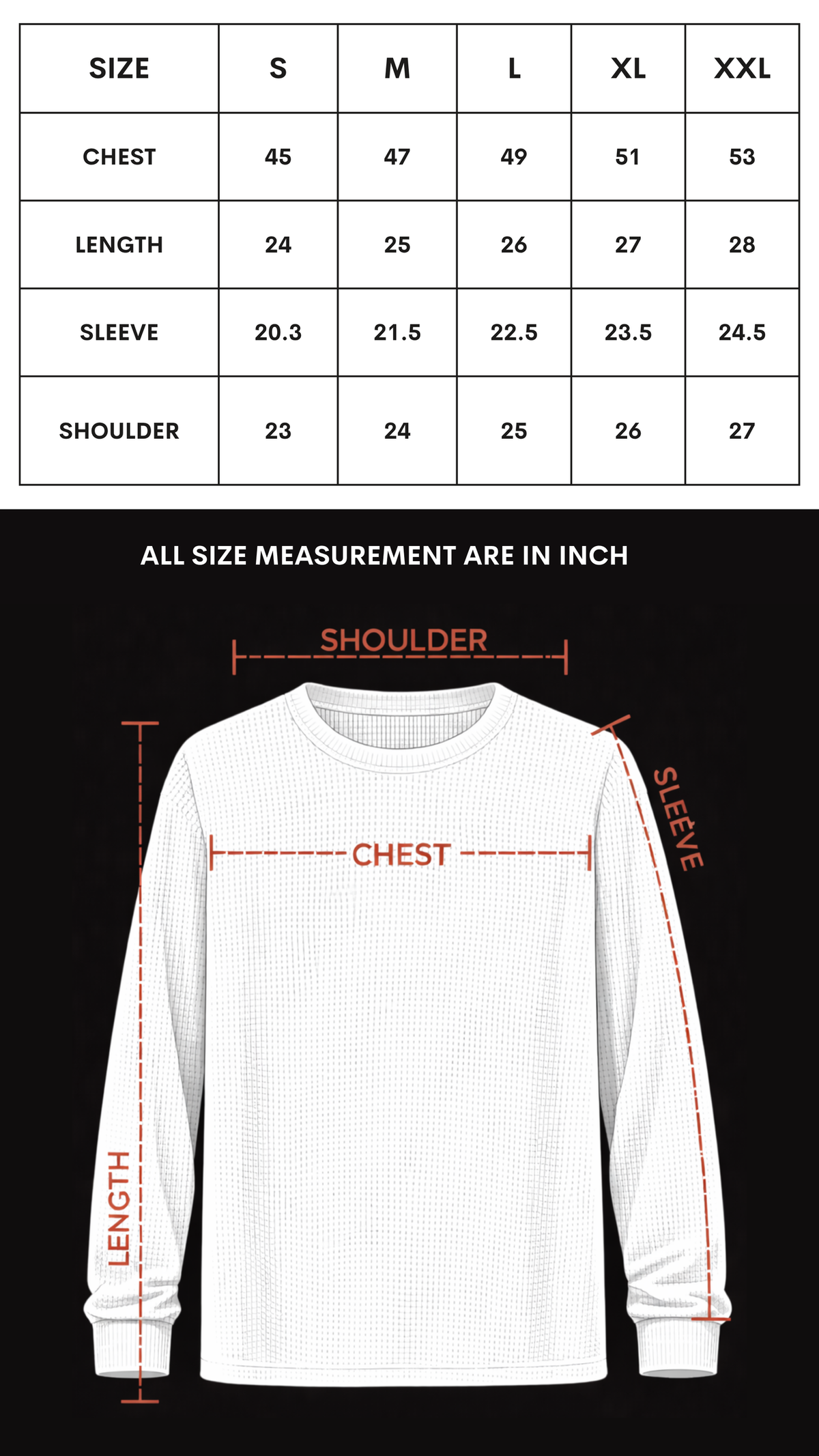 GRAY RAGLAN WAFFLE TEE
