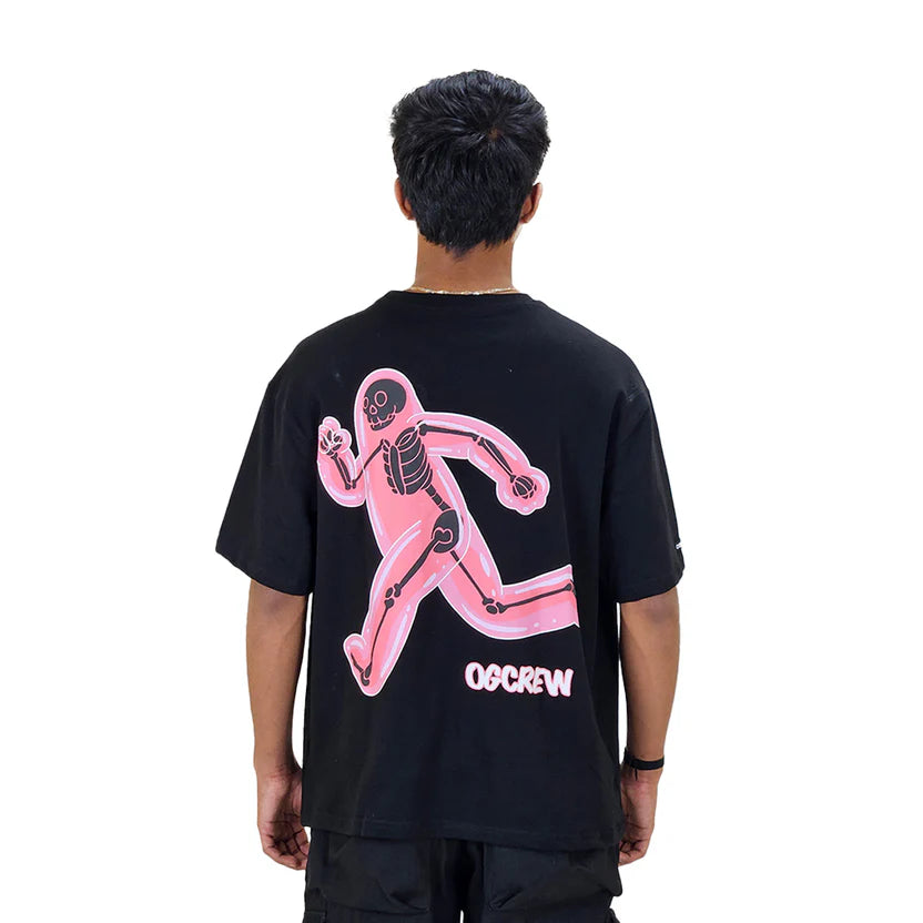 BLACK BUBBLE GUM MAN TEE
