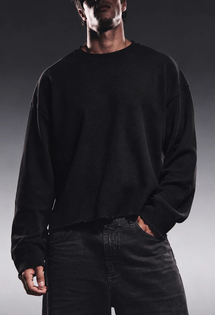 ONYX ESSENTIAL WAFFLE TEE