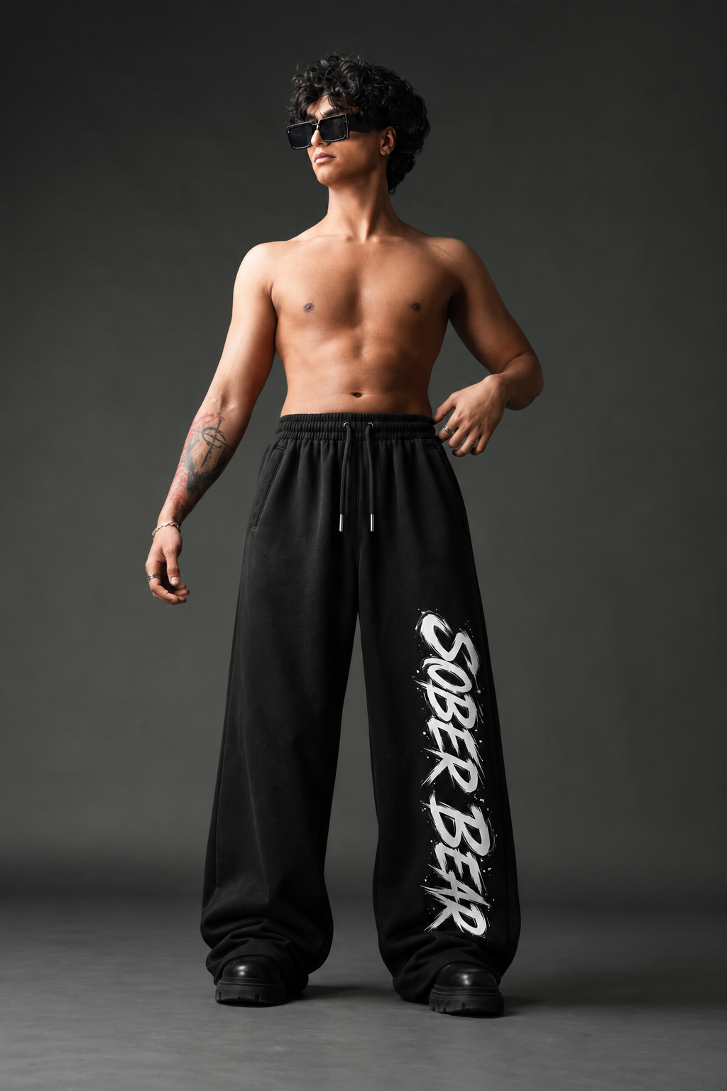 SOBER BEAR — Signature Graffiti Sweatpants