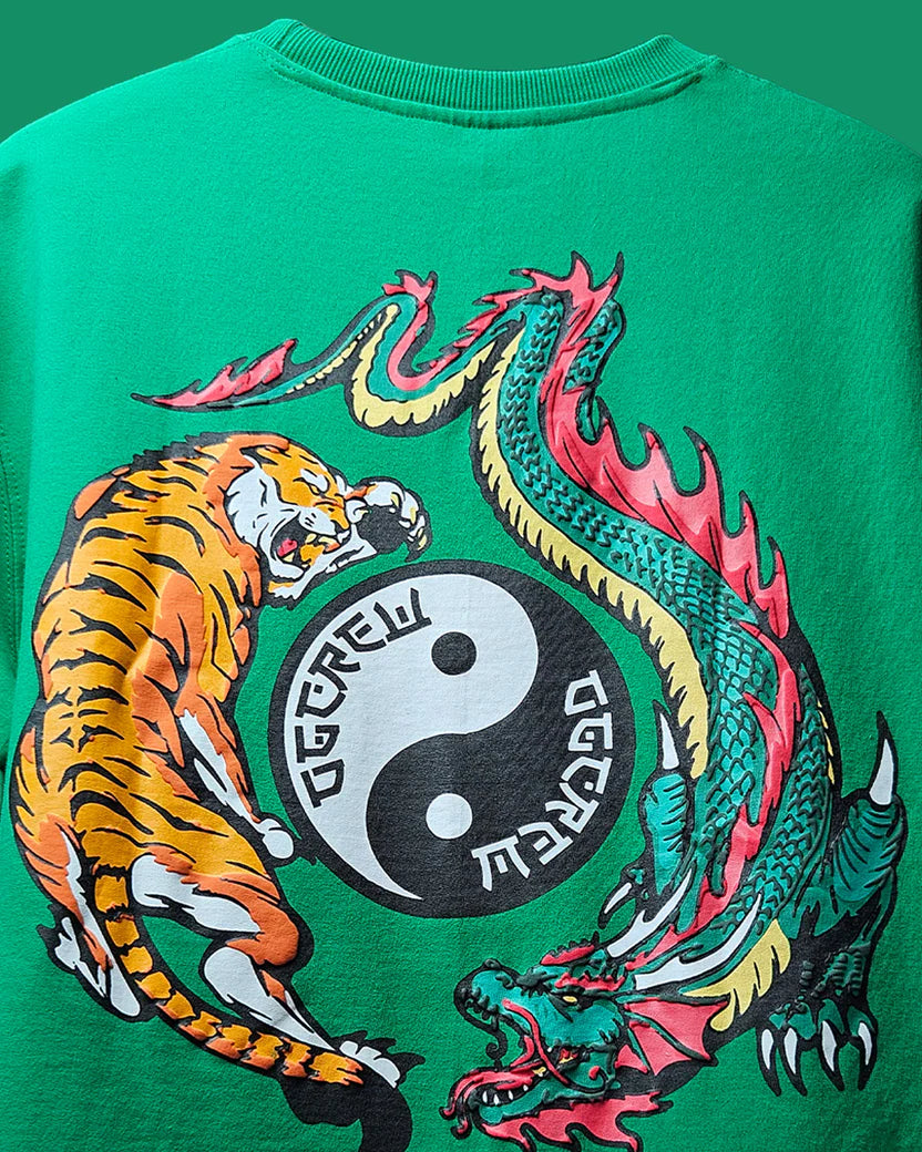 GREEN DRAGON TIGER TEE