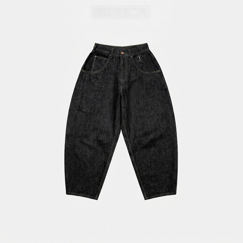 Noir Utility Baggy Jeans (Pants)