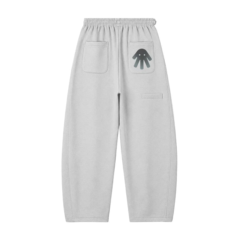 Grey Utility Baggy Sweatpant