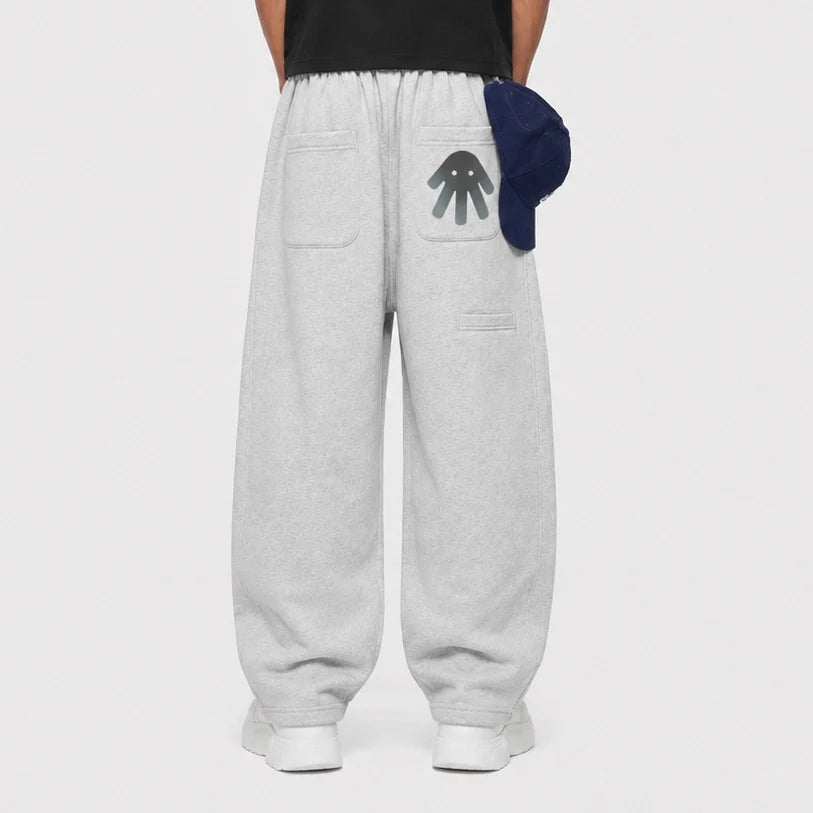 Grey Utility Baggy Sweatpant