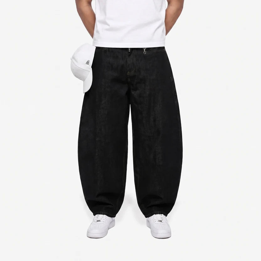 Noir Utility Baggy Jeans (Pants)