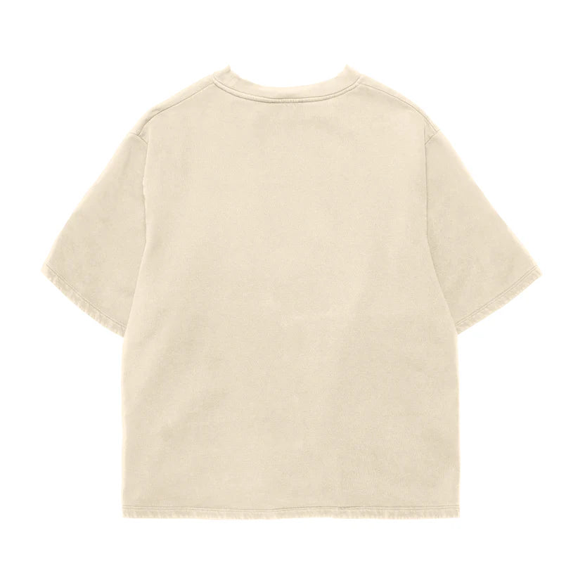Bazar Echo Oversized Cream TEE