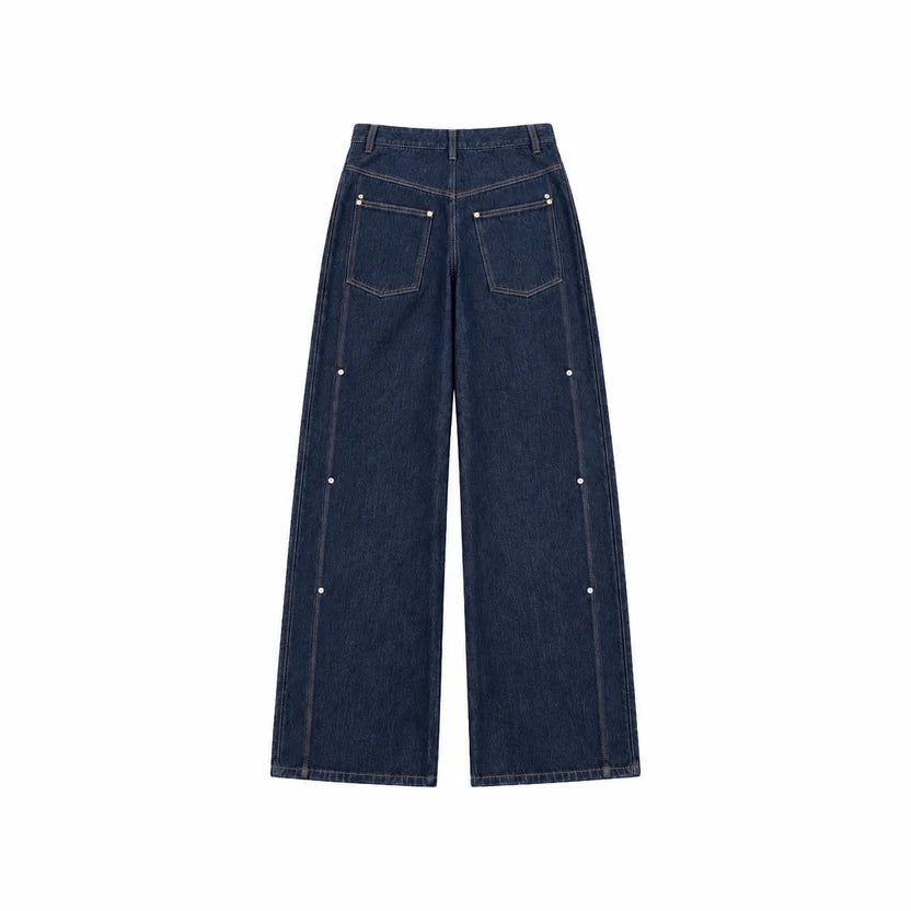 Rivet Baggy Jeans (Pants)