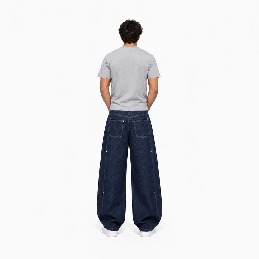 Rivet Baggy Jeans (Pants)
