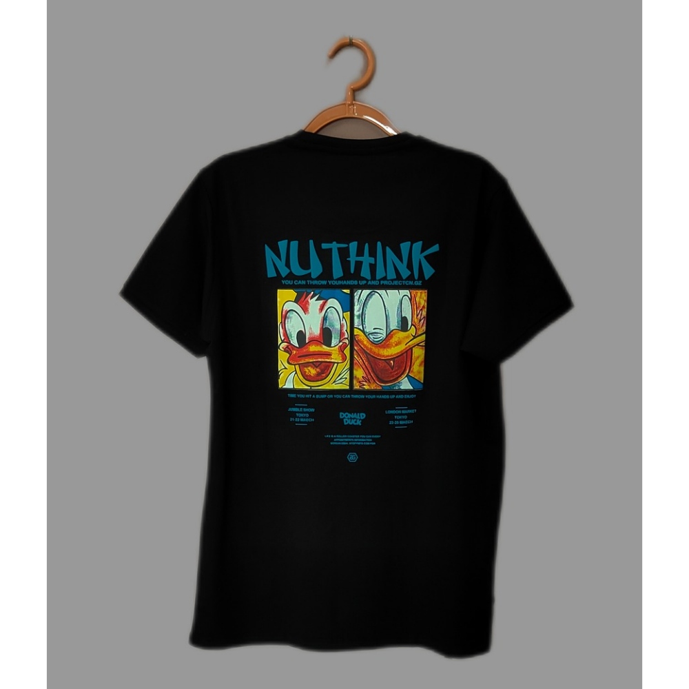 ROCK STUD Nuthink Donald Duck Graphic T-Shirt