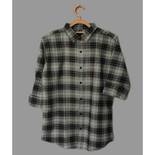 RELOADED Classic Brown Plaid Shirt