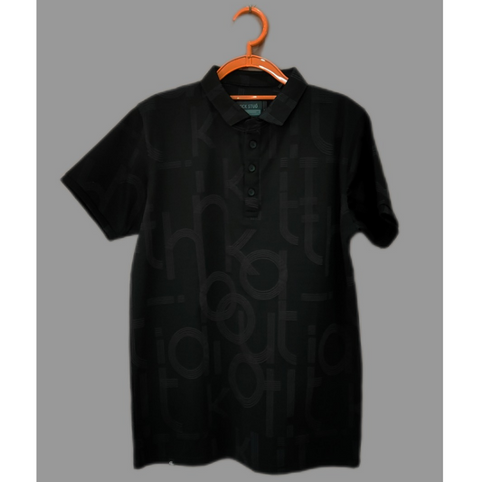 ROCK STUD Stylish Printed Polo T-Shirt