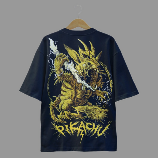 PRIMEPIK Savage Pikachu – Oversized Graphic T-Shirt