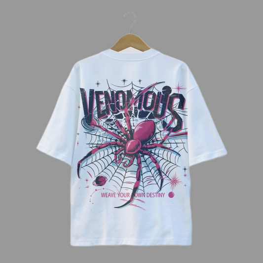 PRIMEPIK Own your path with our Aesthetic “Venomous” Oversized T-Shirt.