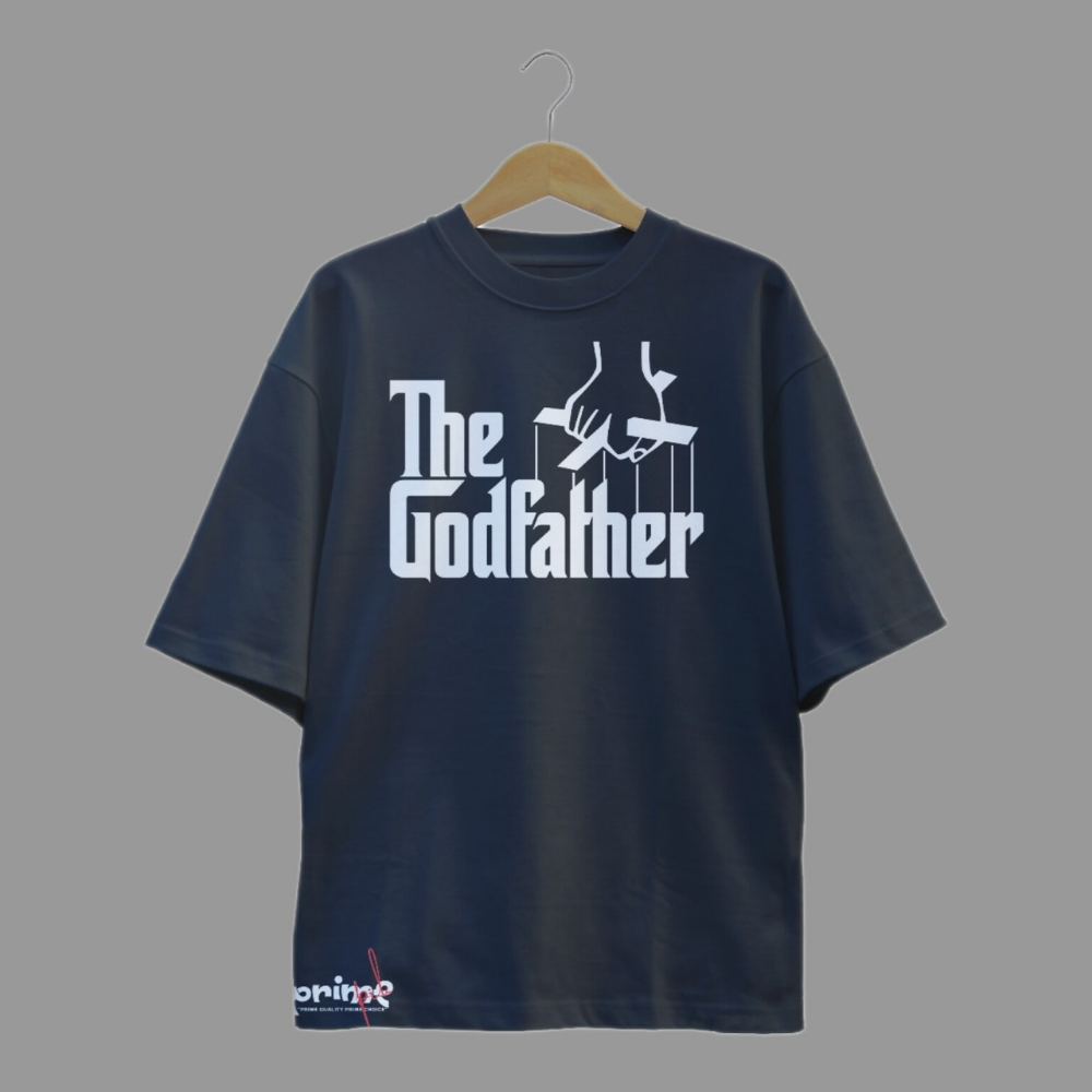 PRIMEPIK The Godfather Oversized Graphic T-Shirt