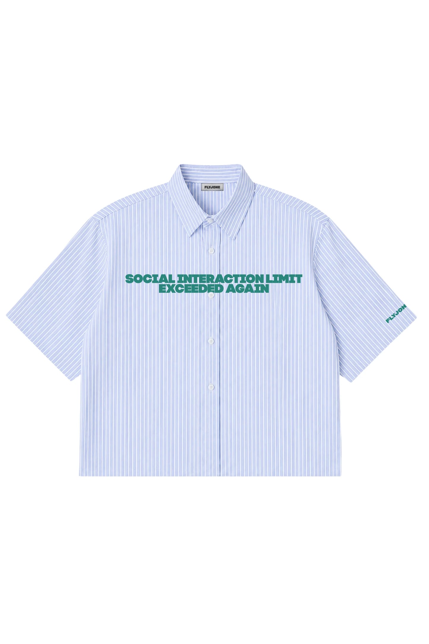 Low Social Striped Boxy Shirt