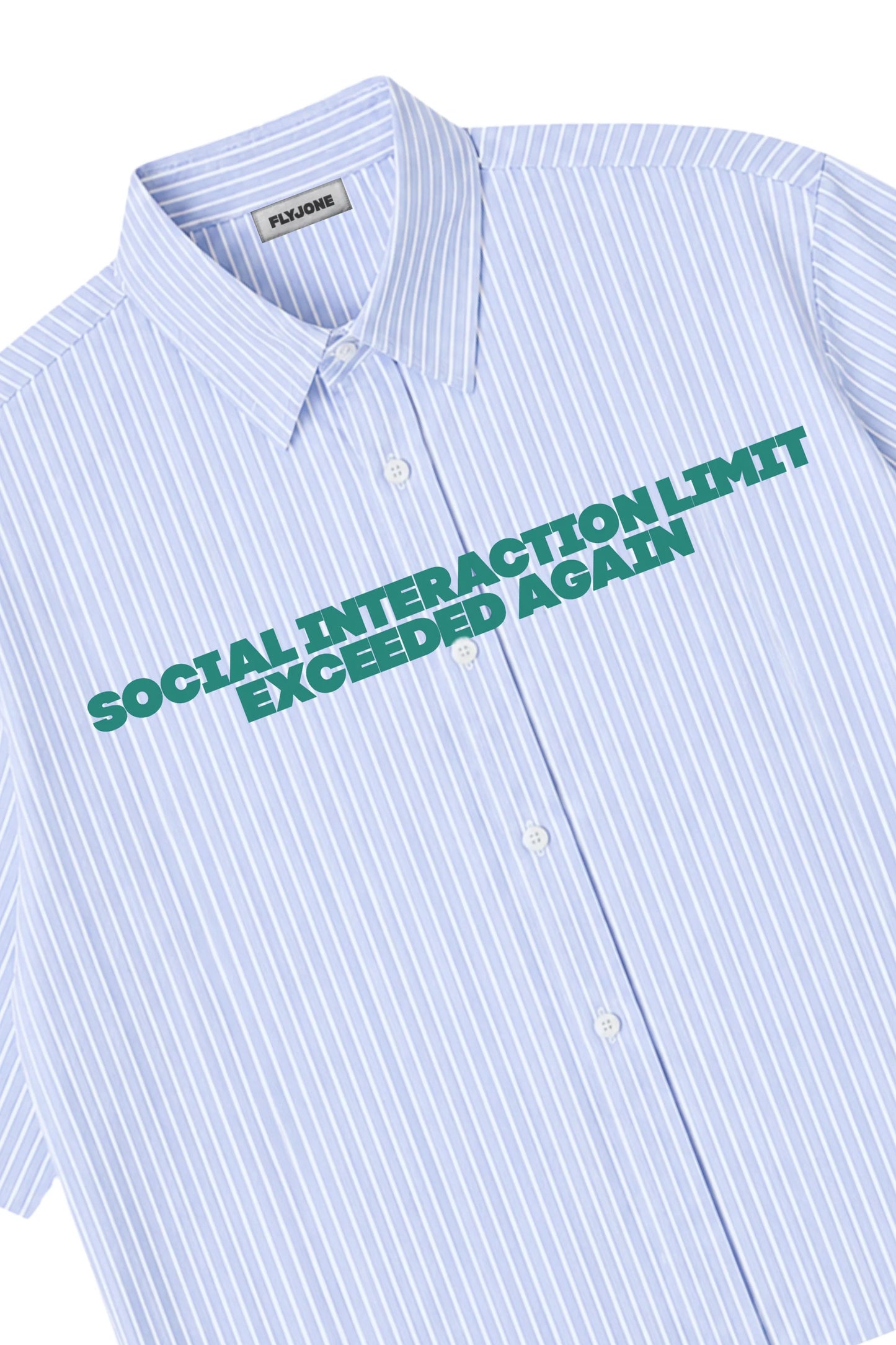 Low Social Striped Boxy Shirt
