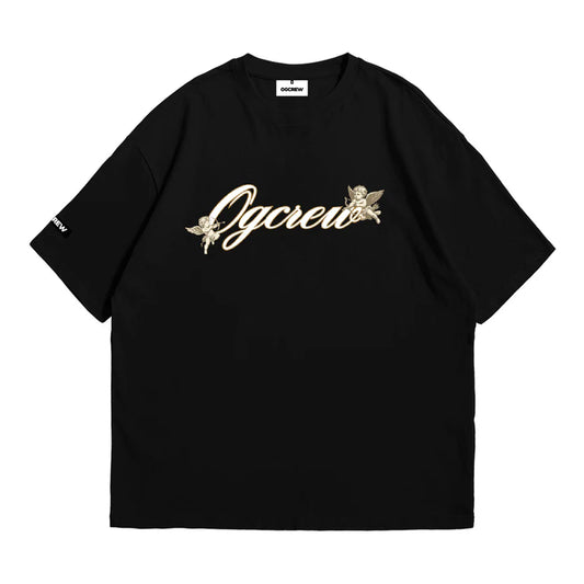 BLACK CHERUBS TEE