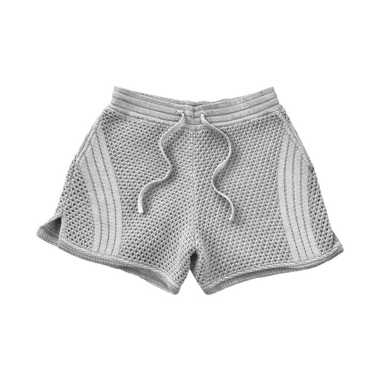 Light Grey Mesh Shorts