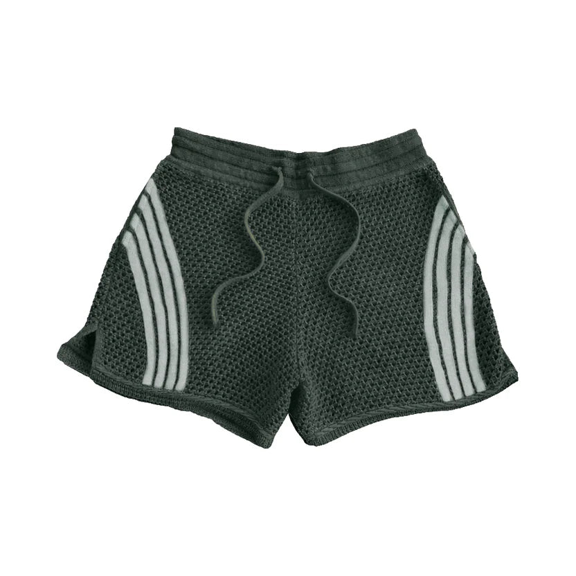 Green Mesh Shorts