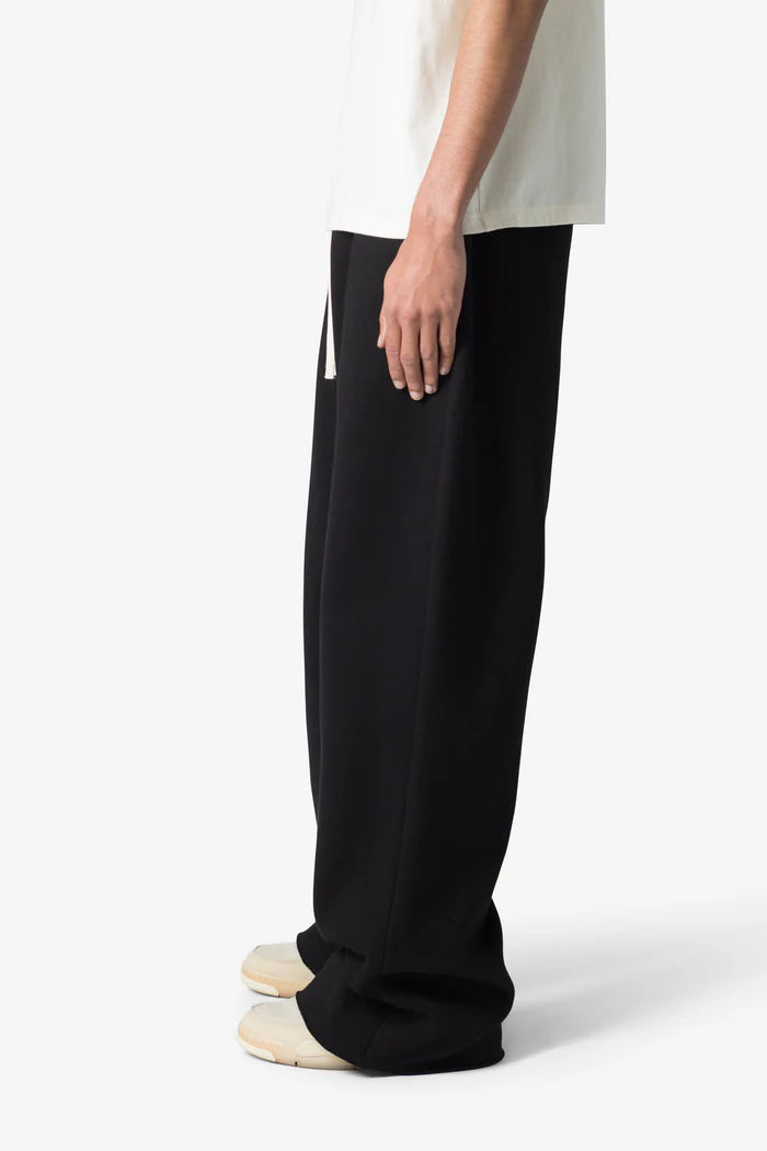 SIGNATURE BLACK WIDE LEG BAGGY Sweatpant (350 GSM)