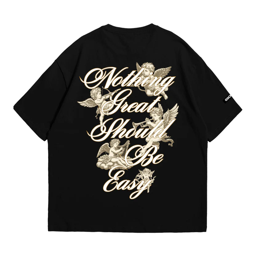 BLACK CHERUBS TEE