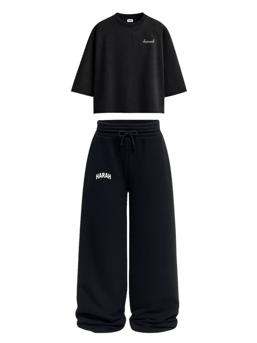 Harah Black CO-ORD SET