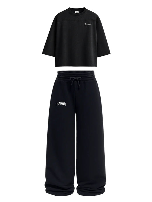 Harah Black CO-ORD SET
