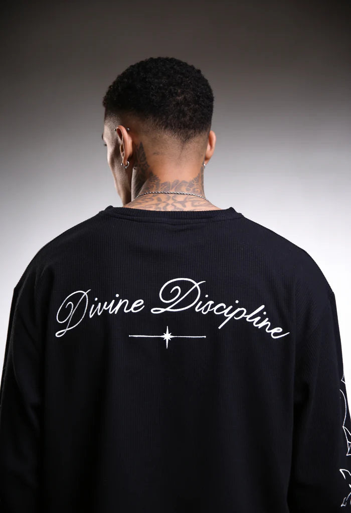 DIVINE DISCIPLINE WAFFLE TEE