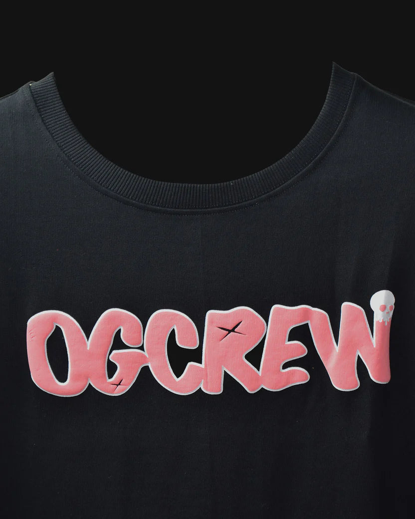 BLACK BUBBLE GUM MAN TEE