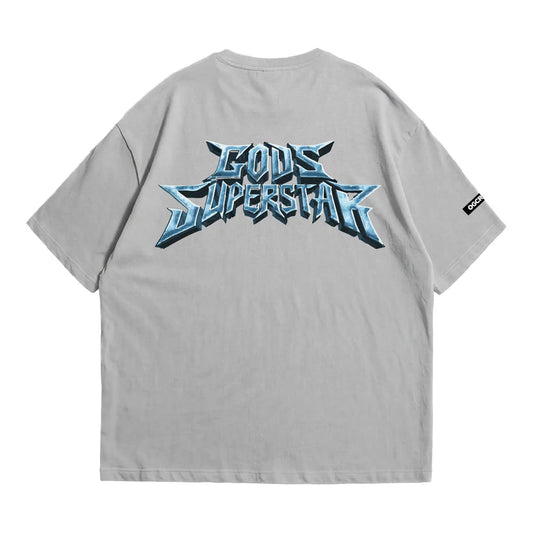 LIGHT GREY GODS SUPERSTAR TEE