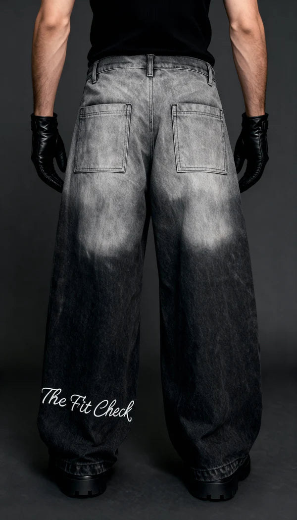 MIDNIGHT FADE DISTRESSED DENIM Pants