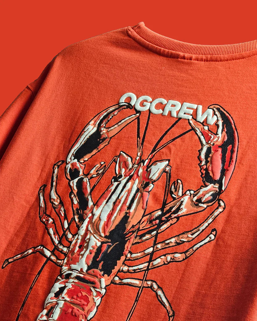 ORANGE LOBSTERS TEE