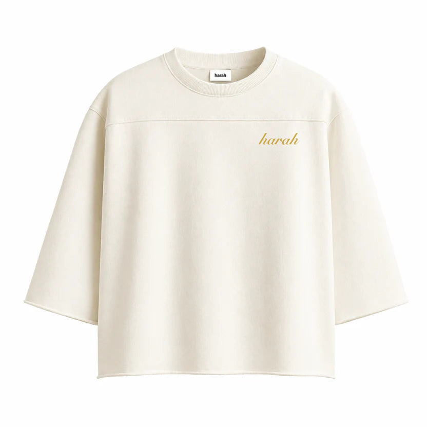 Boxy Rugged TEE - Beige