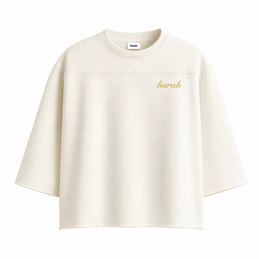 Boxy Rugged TEE - Beige