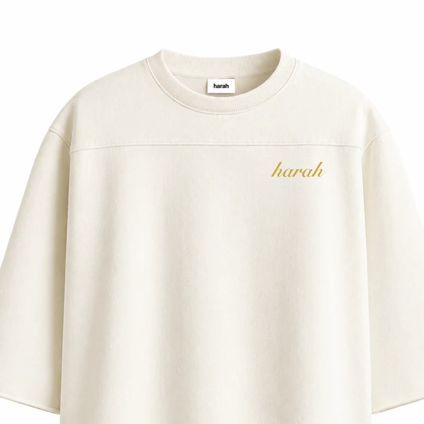 Boxy Rugged TEE - Beige