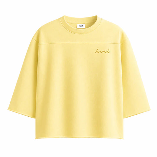 Boxy Rugged TEE - Yellow