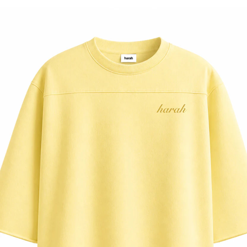 Boxy Rugged TEE - Yellow