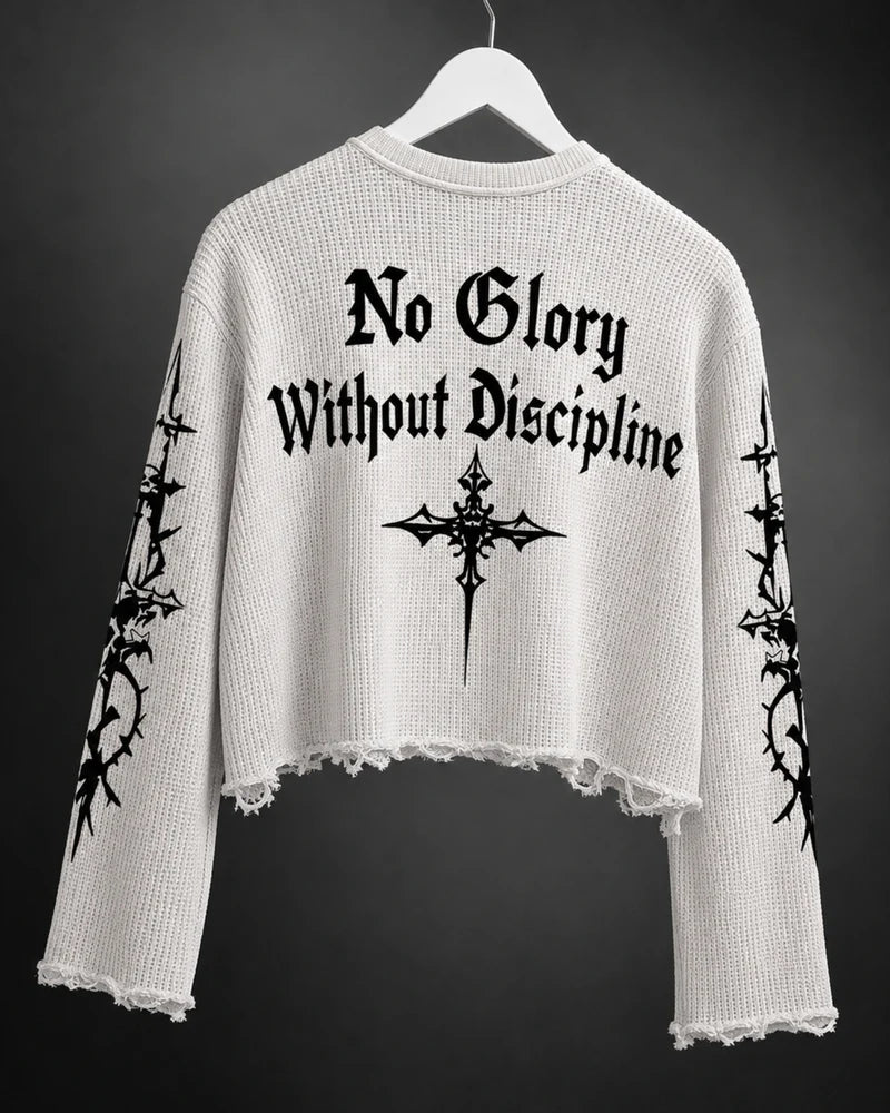 CELESTIAL GUARDIAN WAFFLE TEE (White)