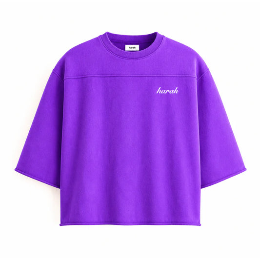Boxy Rugged TEE - Purple