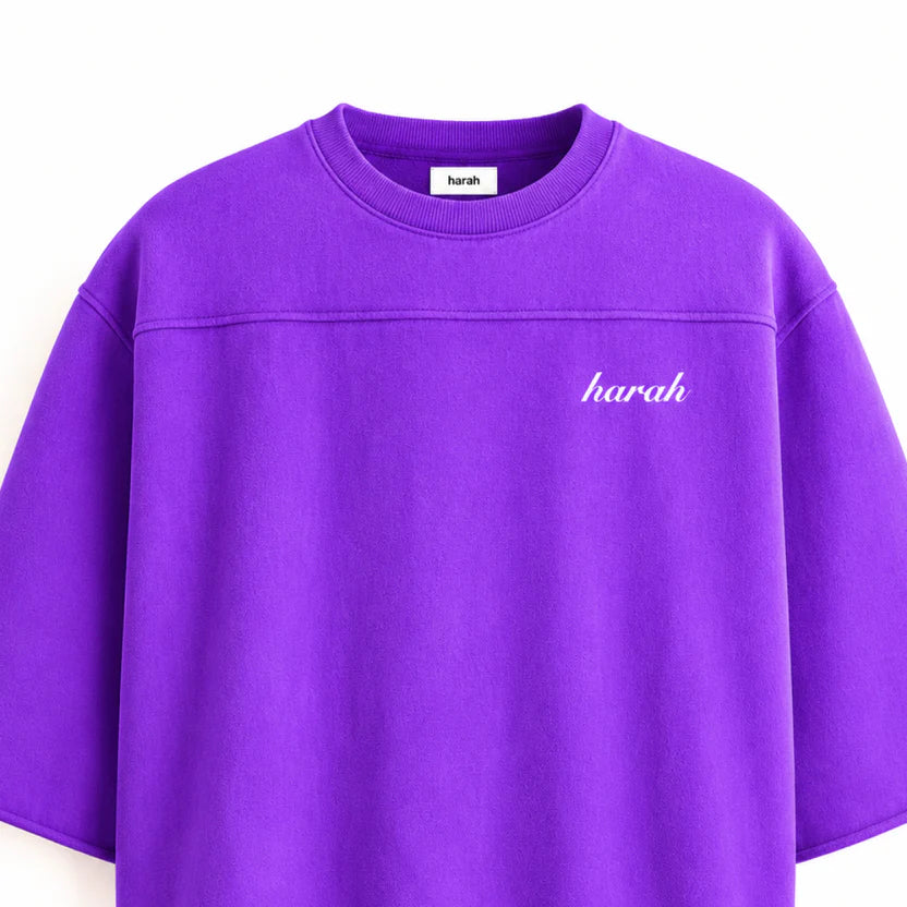 Boxy Rugged TEE - Purple