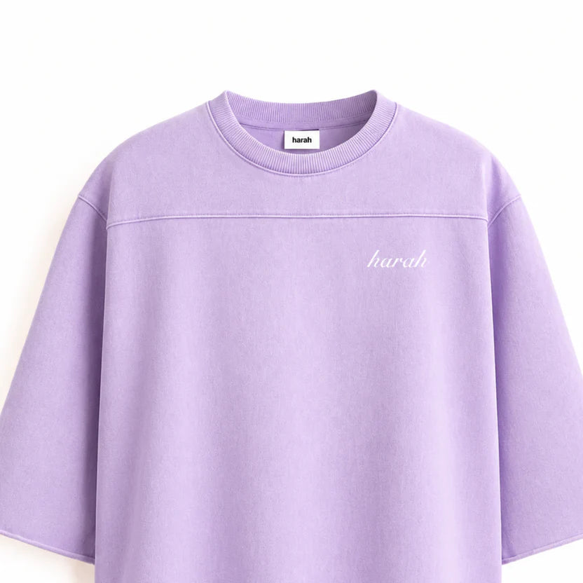 Boxy Rugged TEE - Lavender