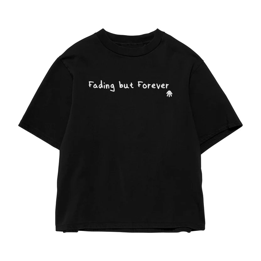 Fading Black Oversized TEE