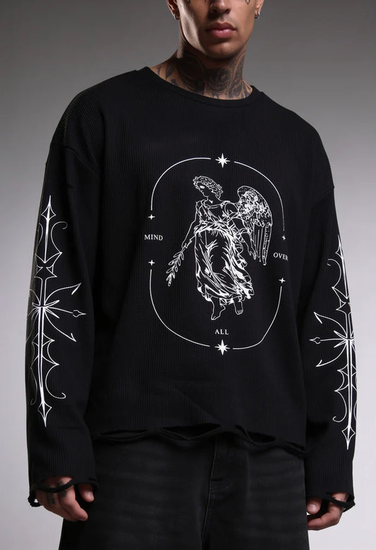 DIVINE DISCIPLINE WAFFLE TEE