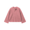 Pink Waffle Henley