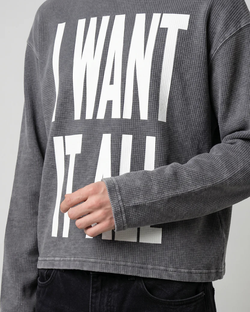 Want It All Wash WAFFLE TEE